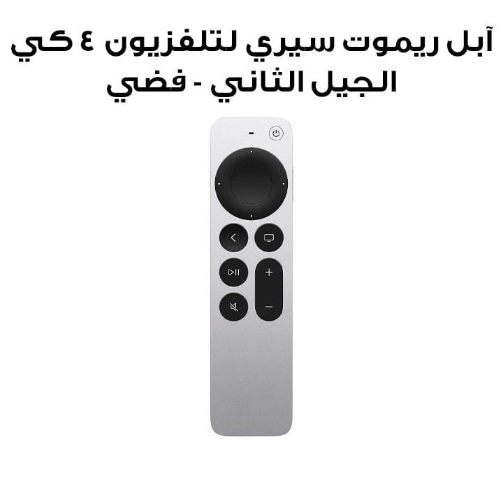 Apple TV Siri Remote 2nd Gen - Silver (MJFM3LL/A)