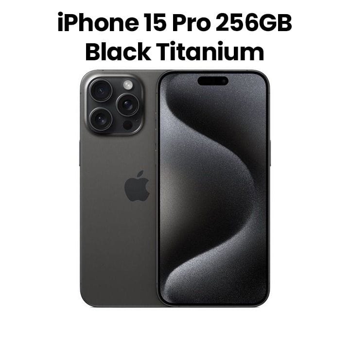 Apple iPhone 15 Pro 256GB Black Titanium | MTV13AA/A