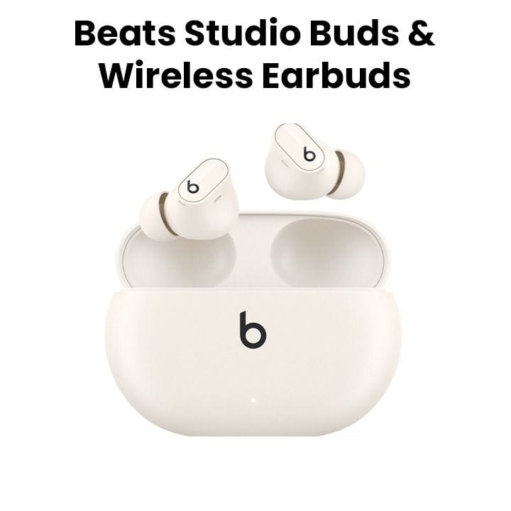 Beats Studio Buds+ True Wireless Noise Cancelling Earbuds - Ivory | MQLJ3AE/A
