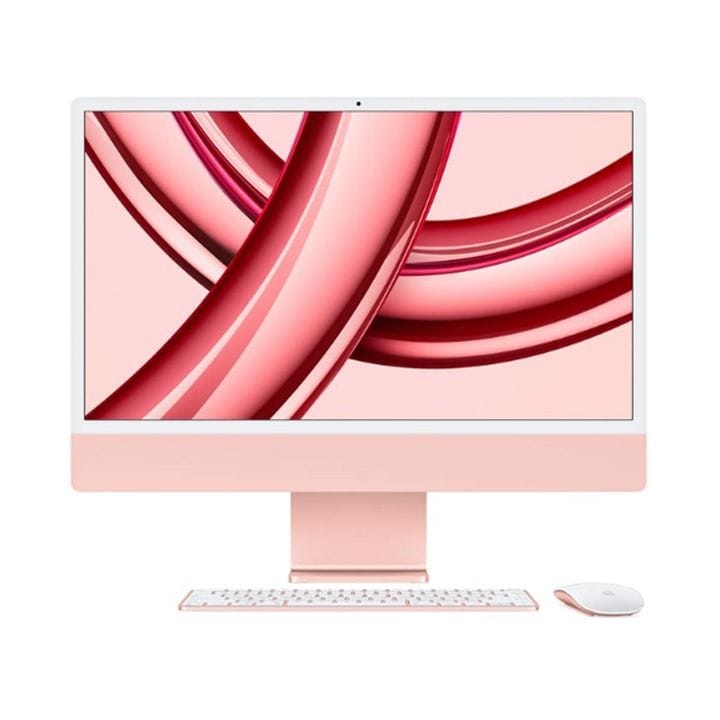 Apple 24-inch iMac with Retina 4.5K Display, M3 Chip 8-core CPU, 8-core GPU, 256GB SSD - Pink | MQRD3AB/A