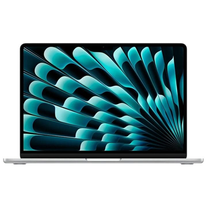 ماك بوك إير مقاس ١٣ إنش مع شريحة Apple M3 وحدة معالجة مركزية ٨ نوى ومعالج رسومي ٨ نوى وذاكرة ٨ جيجابايت وسعة تخزين ٢٥٦ جيجابايت اللون فضي MRXQ3ZS/A