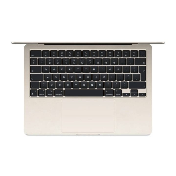 ماك بوك إير مقاس ١٣ إنش مع شريحة Apple M3 وحدة معالجة مركزية ٨ نوى ومعالج رسومي ١٠ نوى وذاكرة ٨ جيجابايت وسعة تخزين ٥١٢ جيجابايت اللون رمادي فلكي MRXU3AB/A