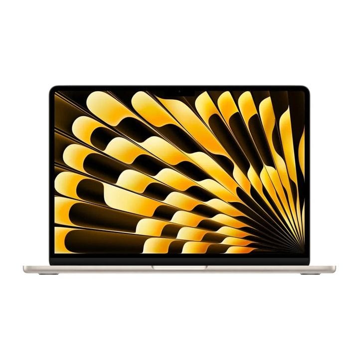 ماك بوك إير مقاس ١٣ إنش مع شريحة Apple M3 وحدة معالجة مركزية ٨ نوى ومعالج رسومي ١٠ نوى وذاكرة ٨ جيجابايت وسعة تخزين ٥١٢ جيجابايت اللون رمادي فلكي MRXU3AB/A