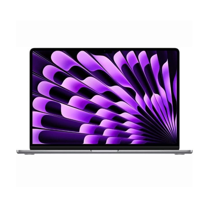 آبل ماك بوك إير 15 بوصة شريحة M3 معالج 8 نوى CPU و 10 نوى GPU، 8 جيجابايت رام، 512 جيجابايت SSD - فضي | MRYN3AB/A