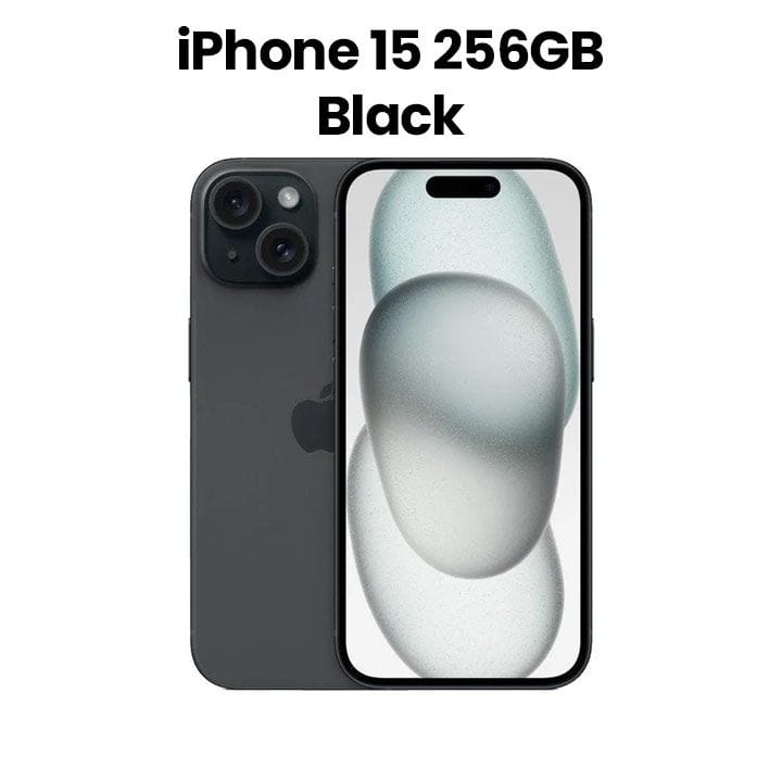 آيفون ١٥ من آبل ٢٥٦ جيجابايت - أسود | MTP63AA/A  