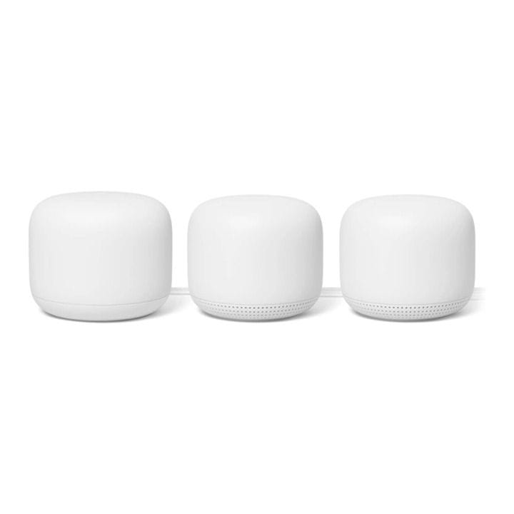 Google AC-1304 WiFi Solution Single WiFi Point Router Replacement for Whole Home Coverage - Pack of 3