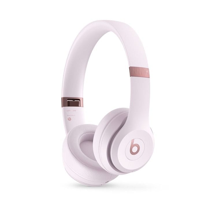 Beats Solo 4 Wireless Headphones - On-Ear Wireless Headphones - Cloud Pink | MUW33AE/A