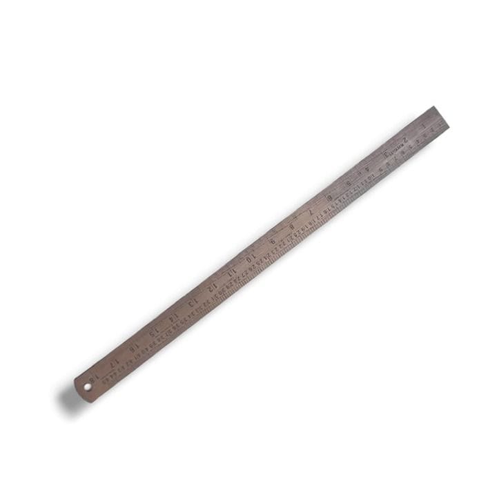 Khyati Stainless Steel Ruler 45cm, Silver | D533