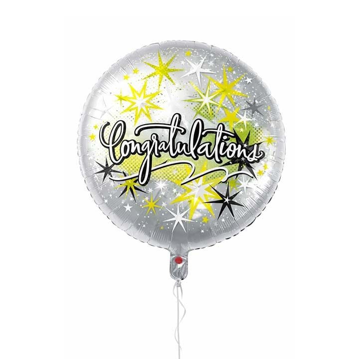 Congratulations Printed Foil Balloon 18" | Mixed Designs