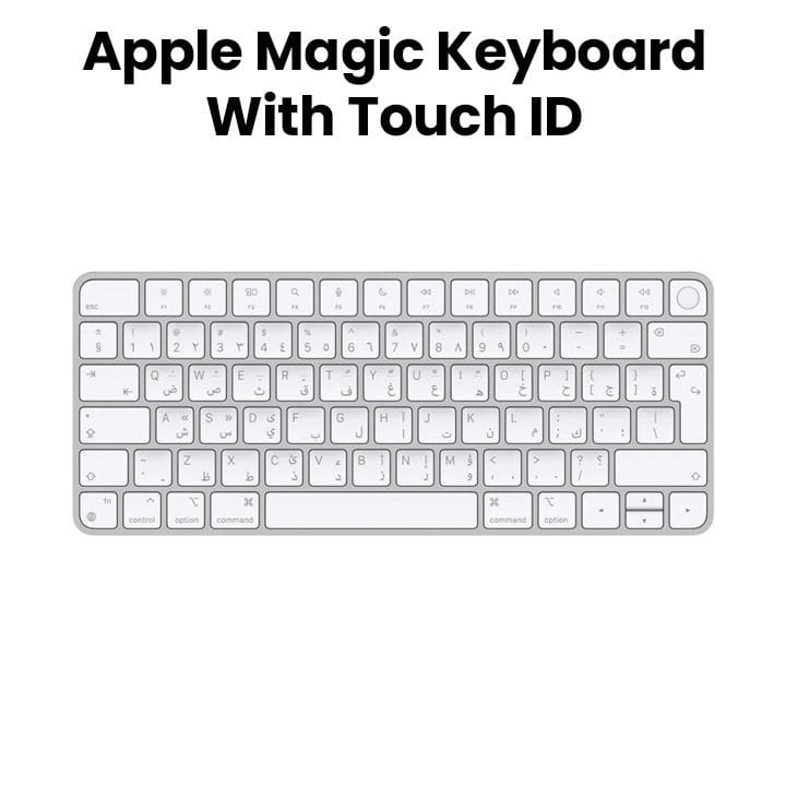 Apple Magic Keyboard with Touch ID for Mac Computers with Apple Silicon - Arabic | MK2A3LL/A