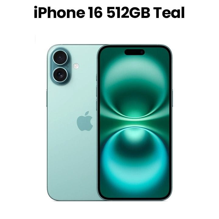 Apple iPhone 16 512GB Smartphone - Teal | MYE63AE/A