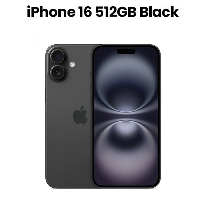 Apple iPhone 16 512GB Smartphone - Black | MYE23AE/A