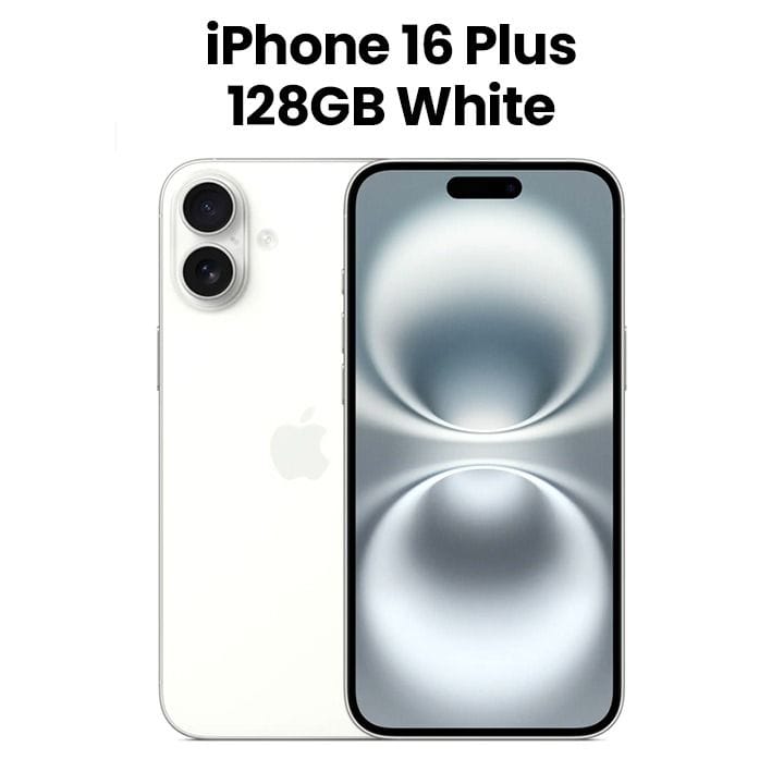 Apple iPhone 16 Plus 128GB Smartphone - White | MXVC3AE/A