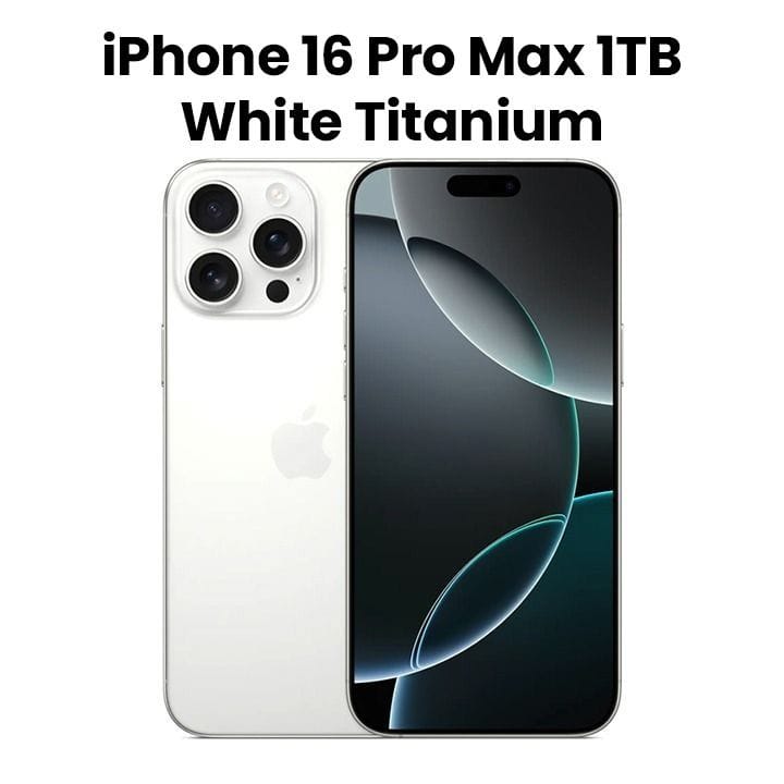 Apple iPhone 16 Pro Max 1TB Smartphone - White Titanium | MYWR3AE/A