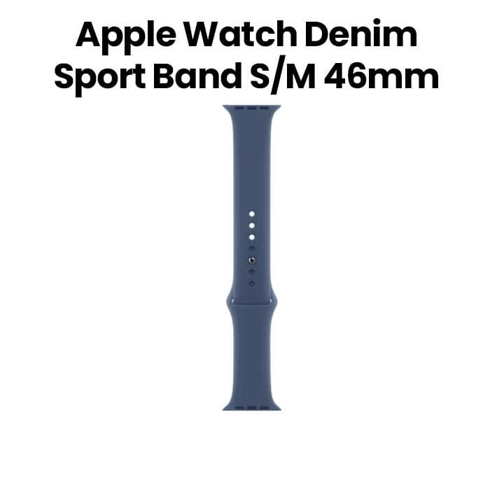 أبل سوار رياضي باللون الجينز مقاس 46 ملم - S/M MXLV3ZM/A