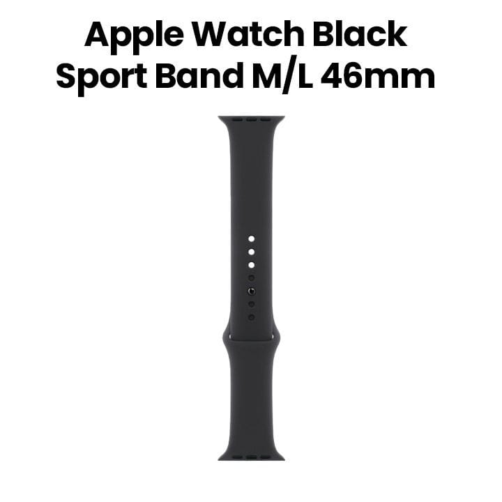 أبل سوار رياضي باللون الأسود مقاس 46 ملم - M/L MXM43ZM/A