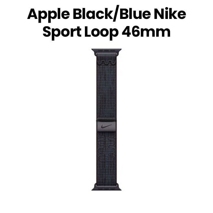 Apple 46mm Black/Blue Nike Sport Loop | MYJD3ZM/A