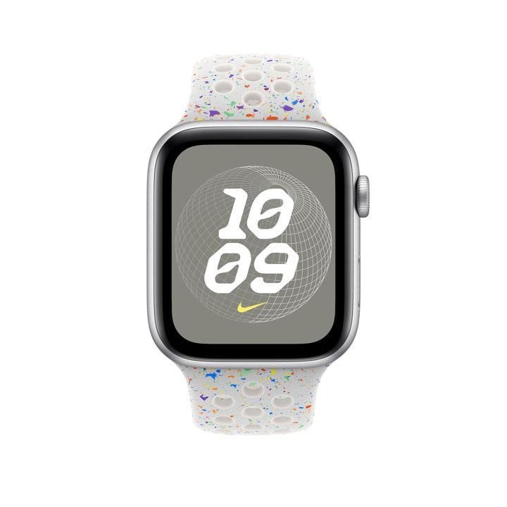 Apple 46mm Pure Platinum Nike Sport Band - S/M | MYL43ZM/A