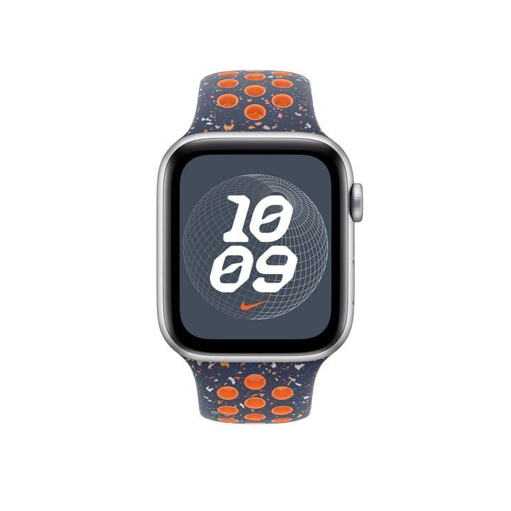 أبل سوار رياضي نايكي أزرق لهب مقاس 46 ملم - M/L MYLC3ZM/A