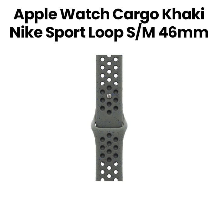 Apple 46mm Cargo Khaki Nike Sport Band - S/M | MYLD3ZM/A