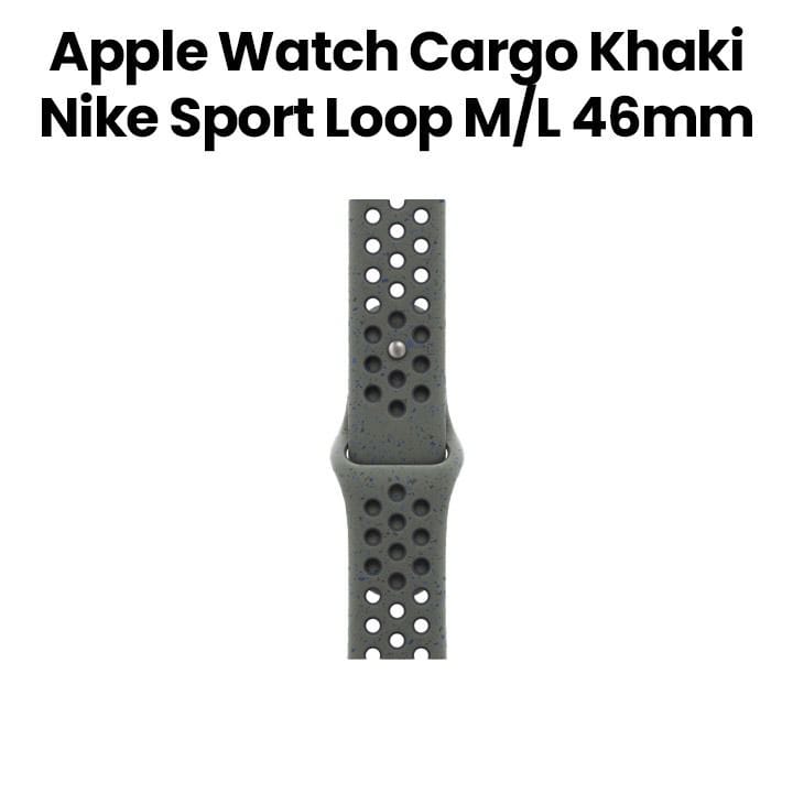 Apple 46mm Cargo Khaki Nike Sport Band - M/L | MYLE3ZM/A