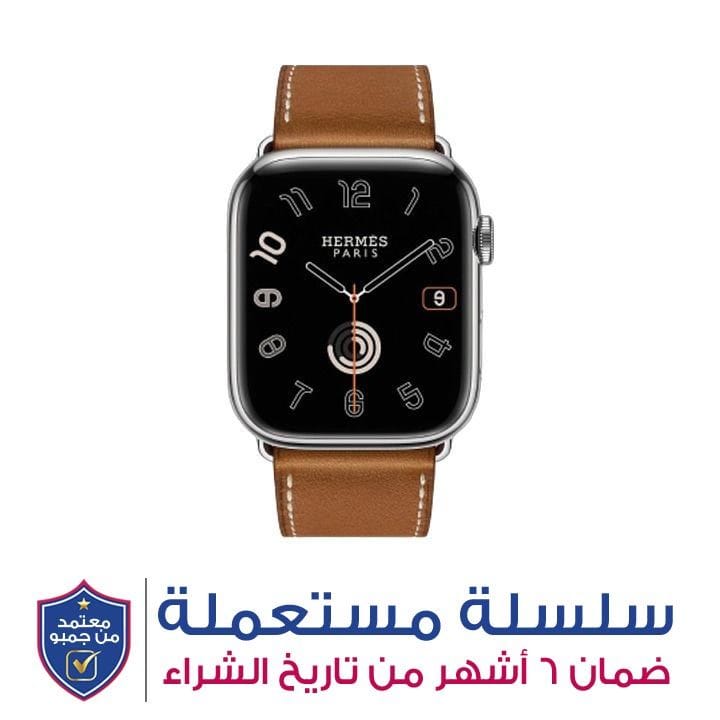 Apple Watch Series 9 Hermes 45mm, Up To 2000 Nits Brightness, Stainless Steel And Ceramic Sapphire Crystal, Titanium Case - MRQQ3ZP/A
