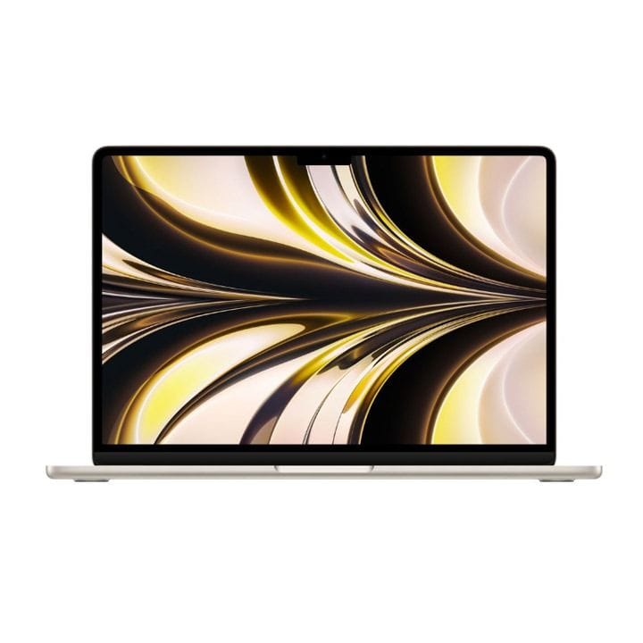 Apple MacBook Air 13" with M2 Chip 8-Core CPU & 8-Core GPU, 16GB RAM, 256GB SSD - Starlight |MC7W4AB/A
