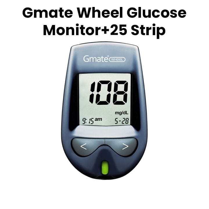 جيميت جهاز قياس الجلوكوز Wheel + 25 شريط | PG300-INT