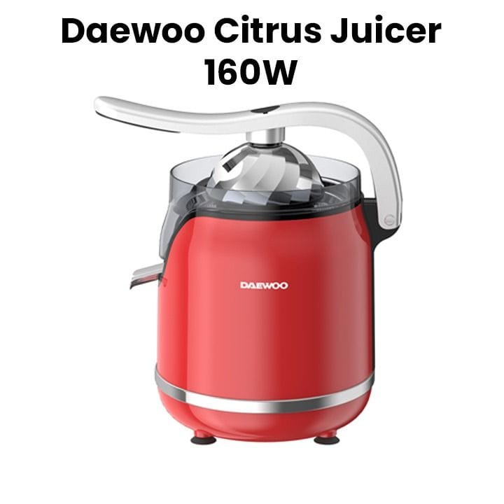 Daewoo Retro Design Citrus Juicer - Red | DCJ 1001