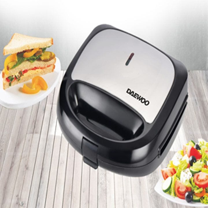 Daewoo 3-in-1 Sandwich Maker with Stainless Steel | DSM 908B