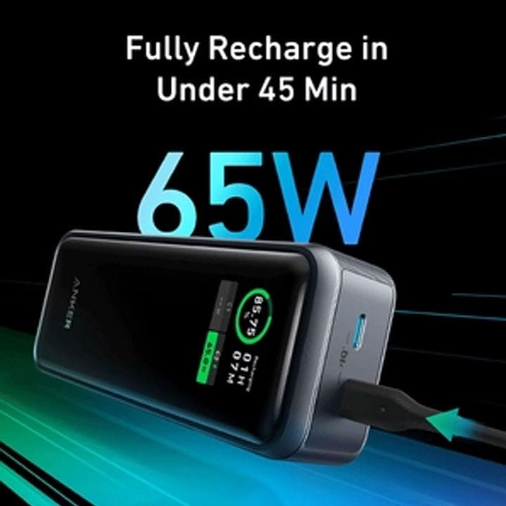 باور بانك انكر برايم ١٢٠٠٠ ميلي أمبير، قدرة ١٣٠ واط - أسود | A1335011