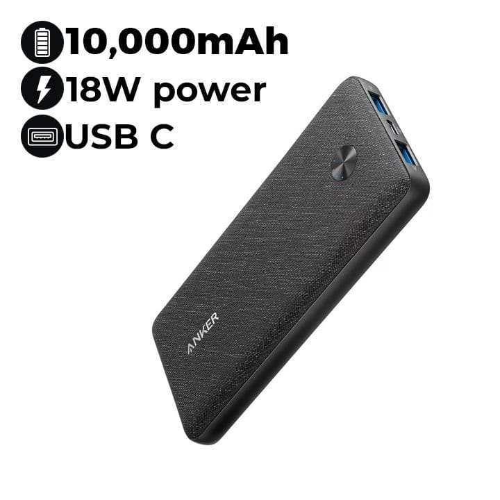 Anker PowerCore III Sense 10K Power Bank - Black | A1248H11