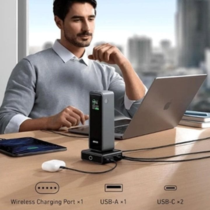 Anker 100W Charging Base for Anker Prime Power Bank - Black | A1902211
