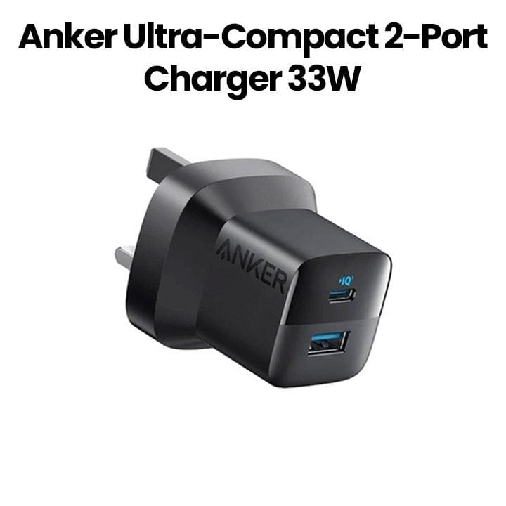 Anker 323 Charger 33W (20W USB-C + 12W USB-A) - White | A2331K21