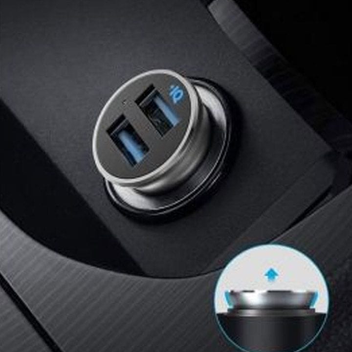 شاحن سيارة انكر باور درايف ٢ الوي - فضي | A2727H42