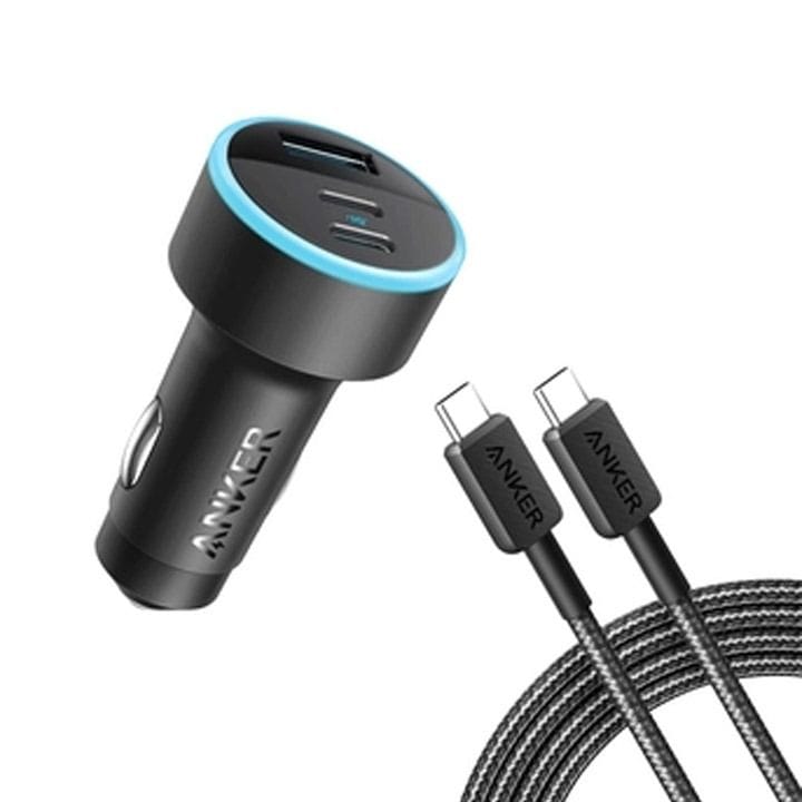 Anker 335 Car Charger 67W with USB-C to USB-C Cable - Black | B2736H11
