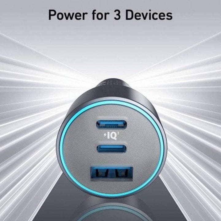 Anker 535 PowerDrive Car Charger 67W - Gray | A2731HA1