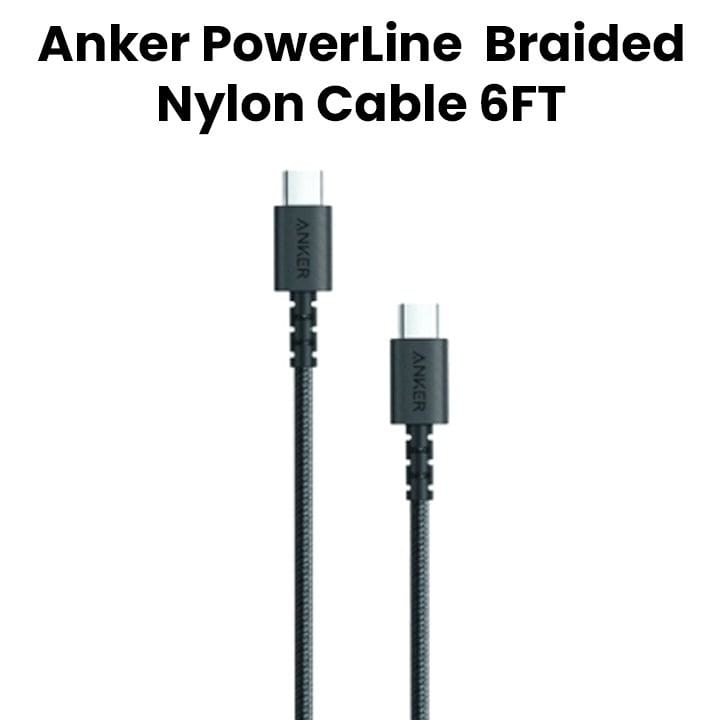 Anker PowerLine Select+ USB-C to USB-C Cable 6FT - Black | A8033H11