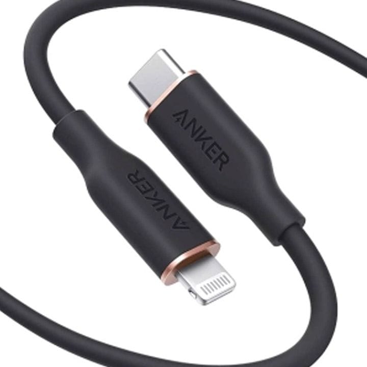 Anker PowerLine III Flow USB-C with Lightning Connector 3FT - Black | A8662H11
