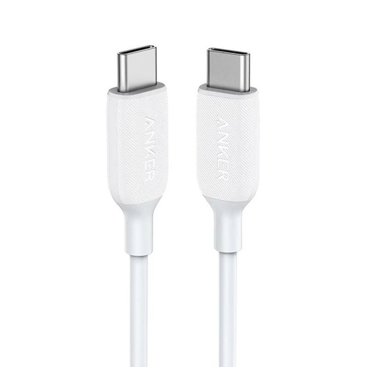 Anker PowerLine III USB-C to USB-C Cable 3FT - White | A8852H21