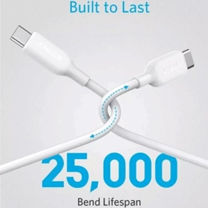 Anker PowerLine III USB-C to USB-C Cable 3FT - White | A8852H21