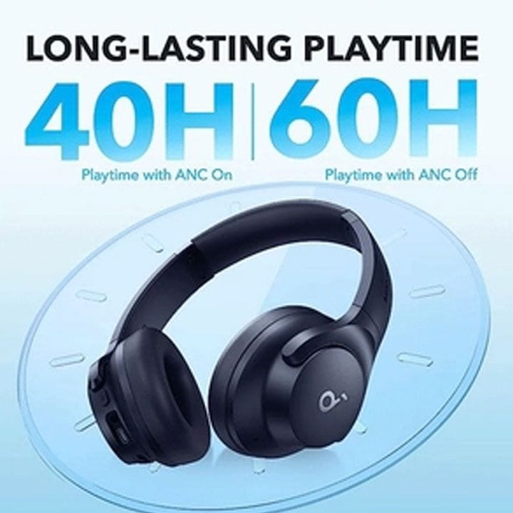 Anker Soundcore Q20I Noise CActive Noise Cancellingelling Headphones - Blue | A3004H31