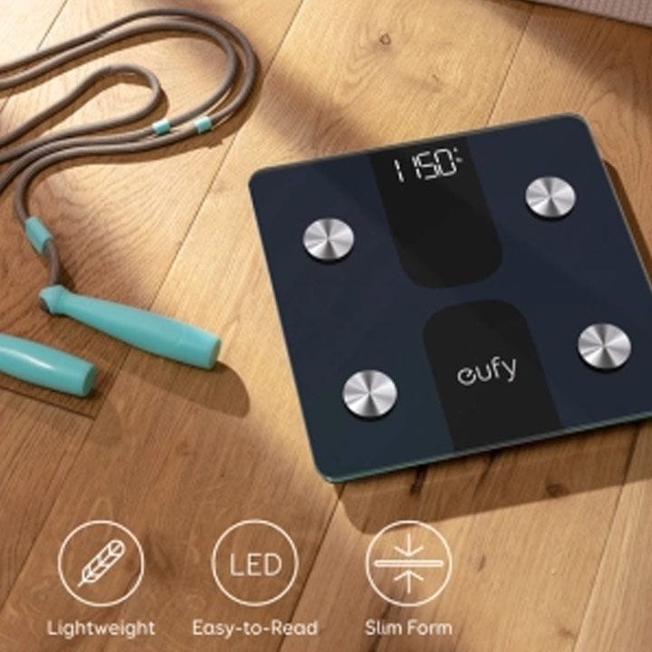 Eufy by Anker Smart Scale C1 with Bluetooth 4.2 - Black | T9146K15