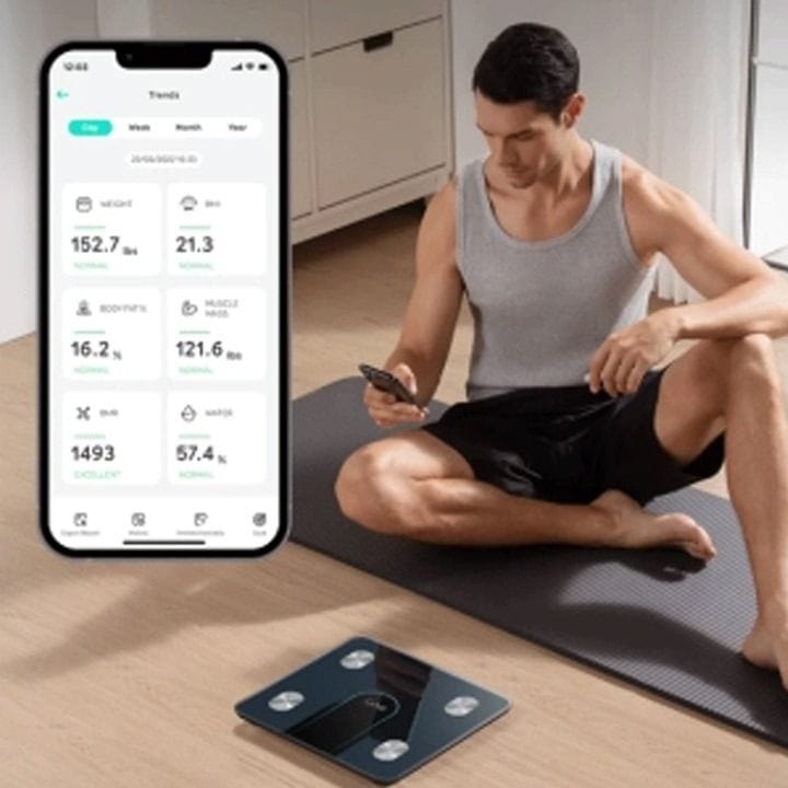 يوفي من أنكر ميزان ذكي P2 باللون الأسود T9148K11