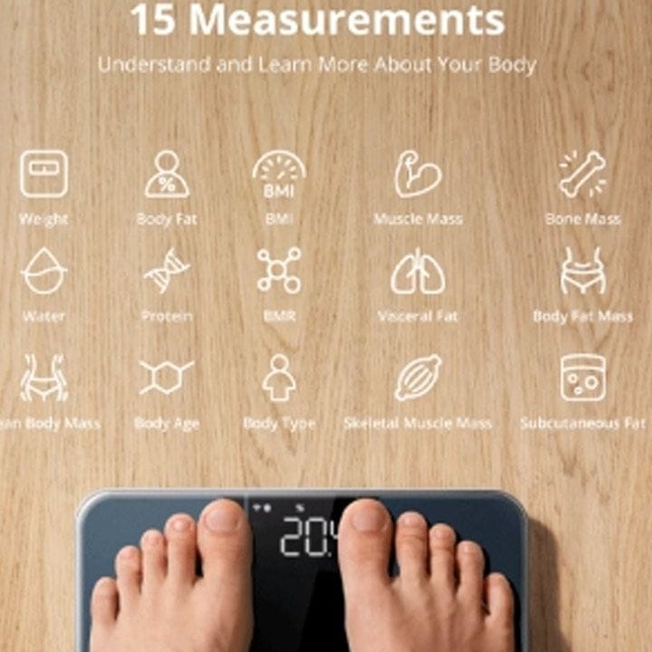 يوفي من أنكر ميزان ذكي P2 باللون الأسود T9148K11