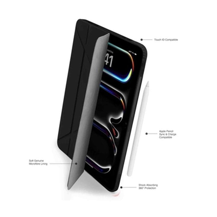 بيبيتو غطاء حماية أيباد برو 11 بوصة (2024) Origami No.1، أسود | P052-49-AF / P053-113-AE