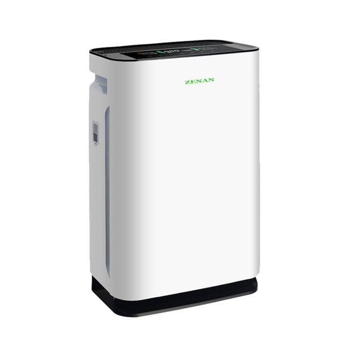 Zenan Air Purifier With Humidifier, UV Sterilization, Energy Efficient Operation, PM2.5 Color Screen Display - White - ZAP-YH809