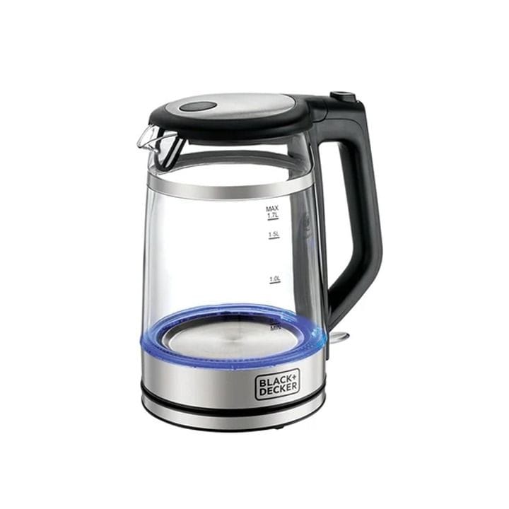 Black+Decker Glass Kettle 1.7L Double Wall - Black | GK220-B5