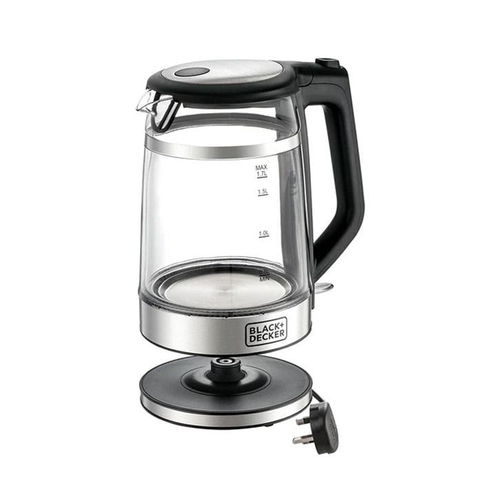 Black+Decker Glass Kettle 1.7L Double Wall - Black | GK220-B5