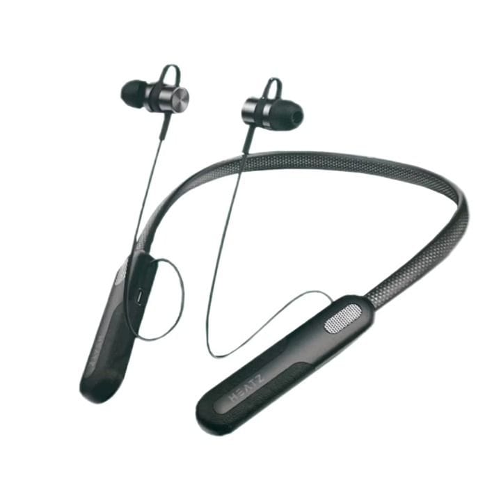 سماعات أذن لاسلكية بلوتوث على شكل طوق عنق من هييتز - أسود | HB42